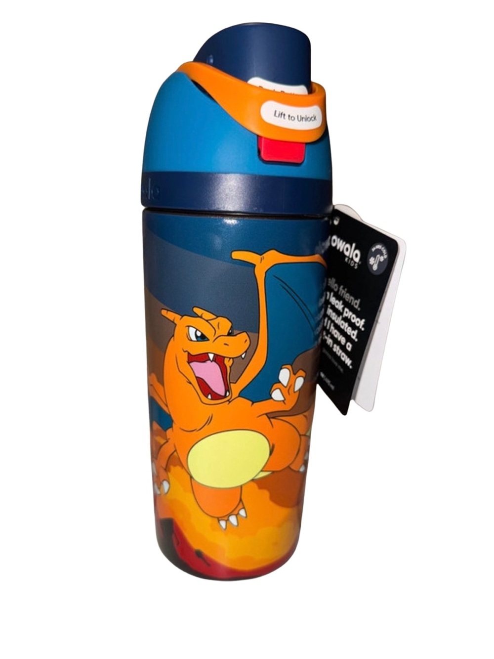 Oawal - Charizard Stainless Steel 16oz bottle - NWT